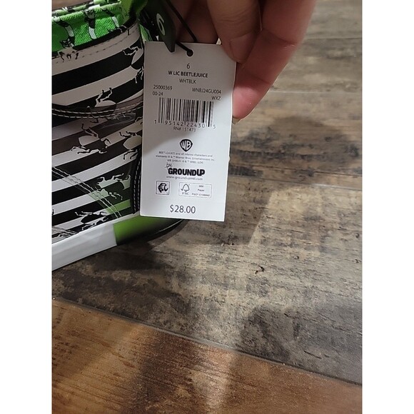 BEETLEJUICE - SIZE: 6 - Women's High-Top Sneakers W/Cushioned Insoles! - NEW! - Picture 6 of 12